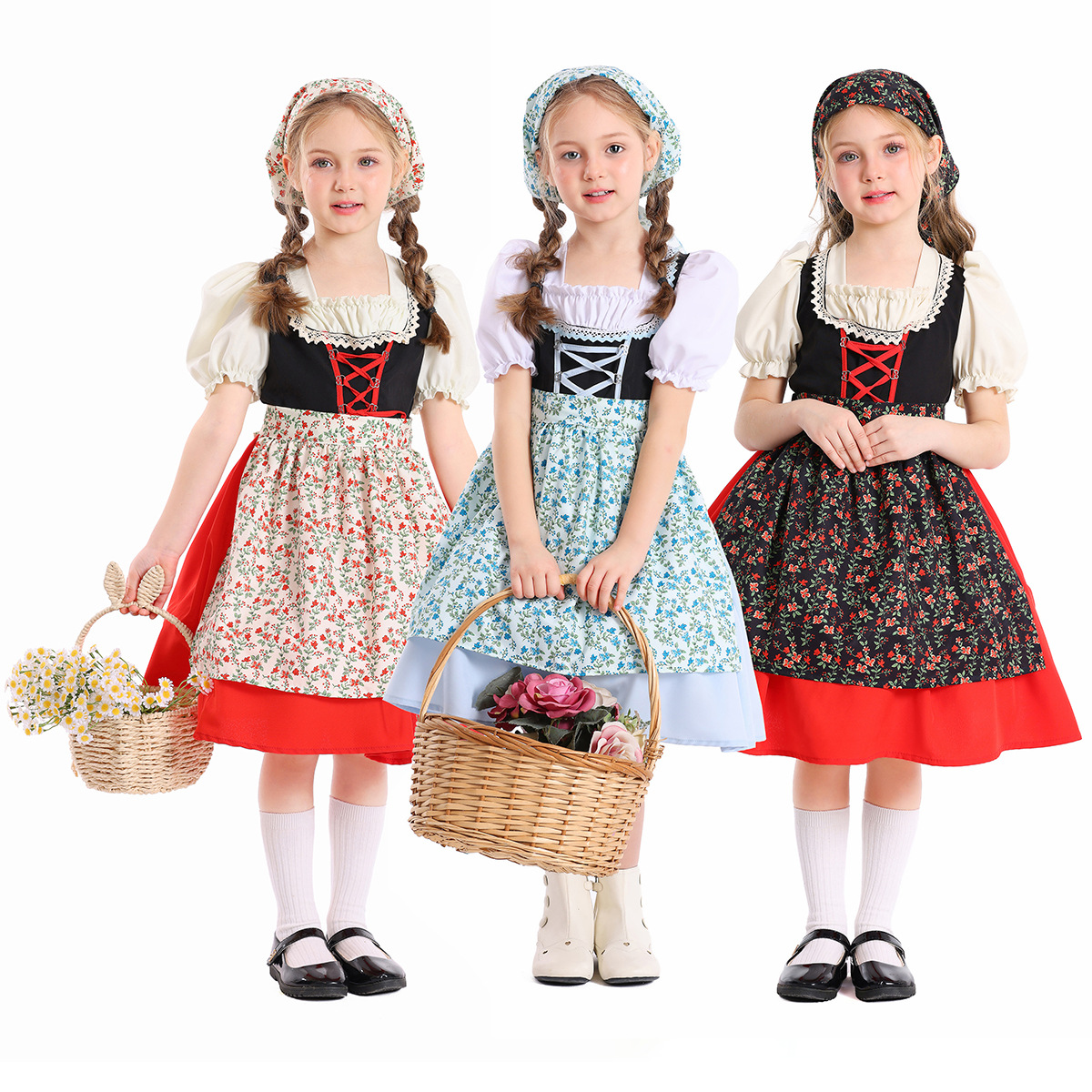 Ethnic Fashion Style - Children's Bavarian Farmhouse Style Munich Beer