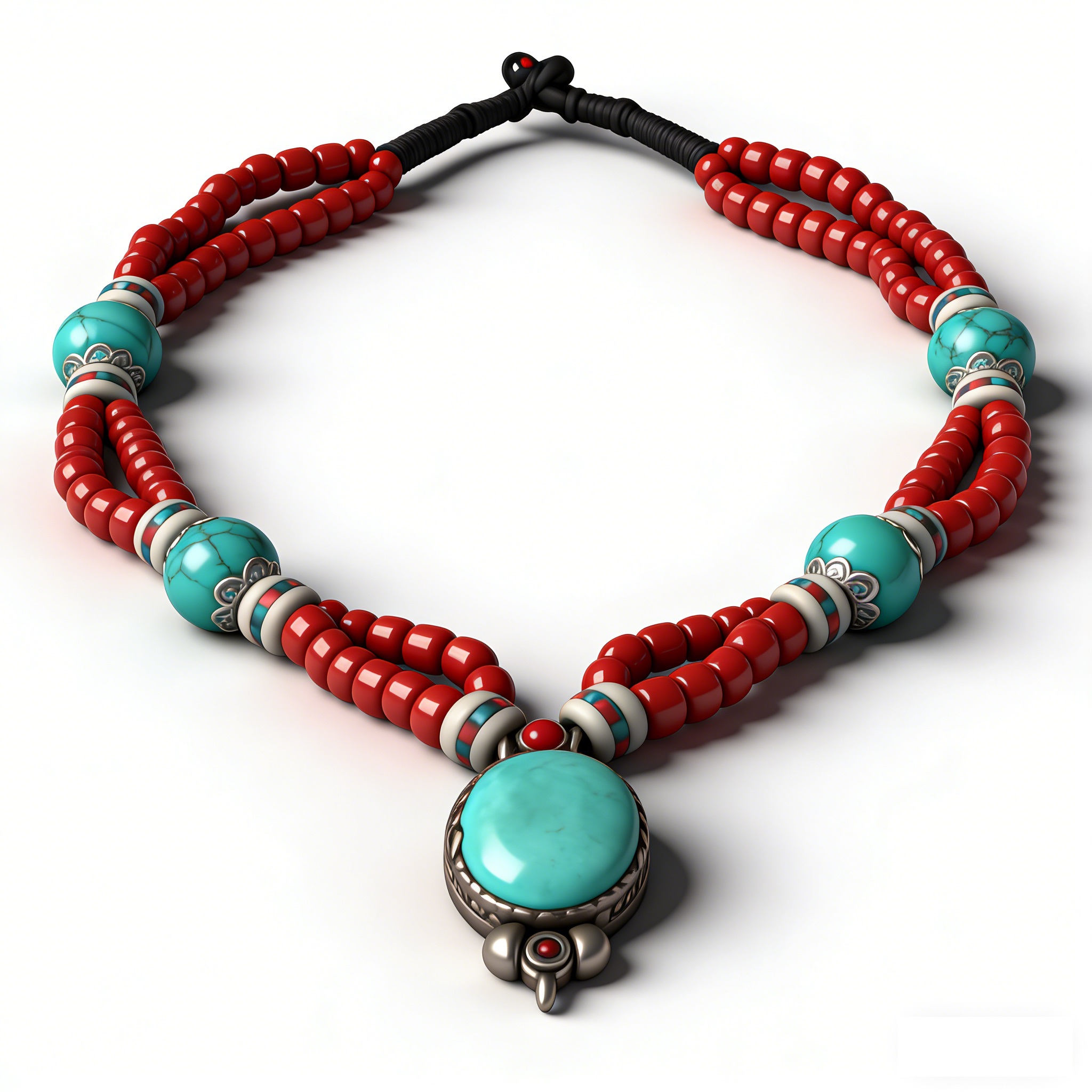 Ethnic Wear Fashion Designer - Nepal Necklace Tibetan Ethnic Style Necklace