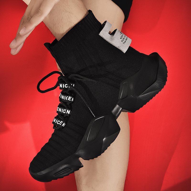 Is Ethnic Fashion A Good Brand - Plus Size Hightop High-soled Men Sport