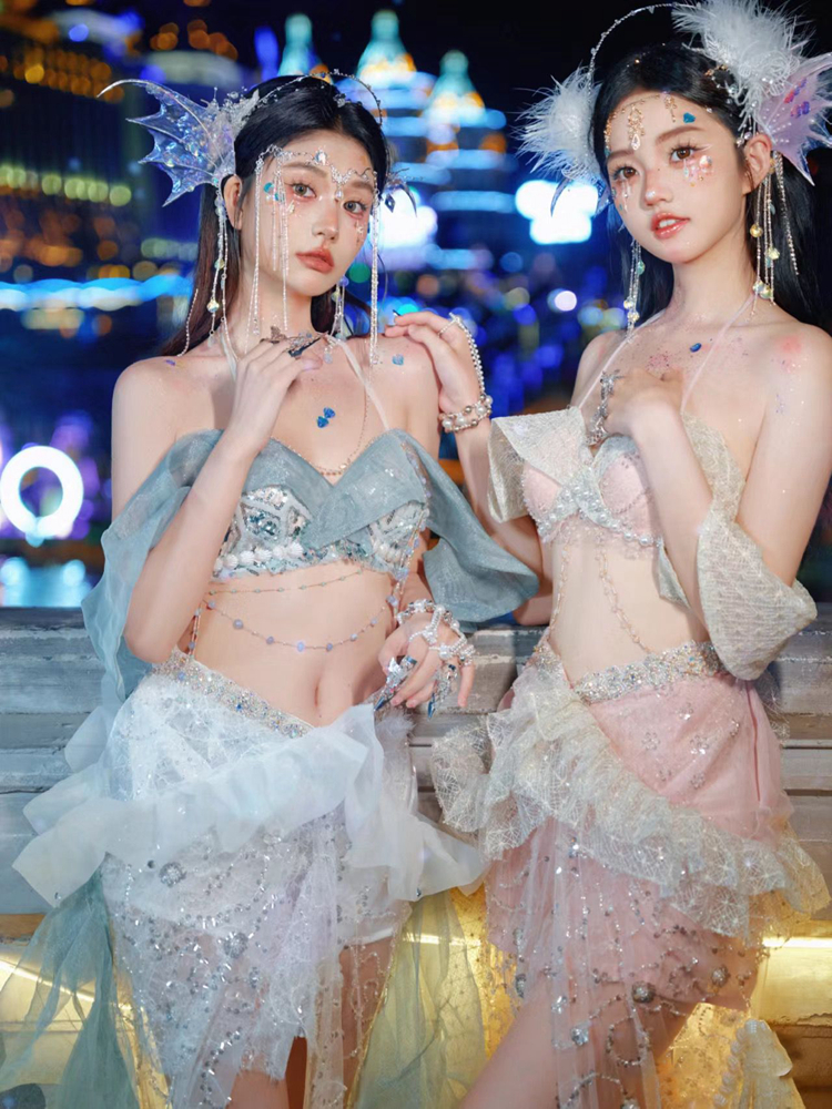 Ethnic Fashion Shoot - Princess Mermaid Photography Costume Beach Scenery