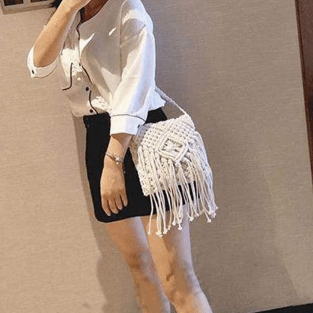 Ethnic Fashion Style - Fashion Ethnic Style Woven Straw Bag