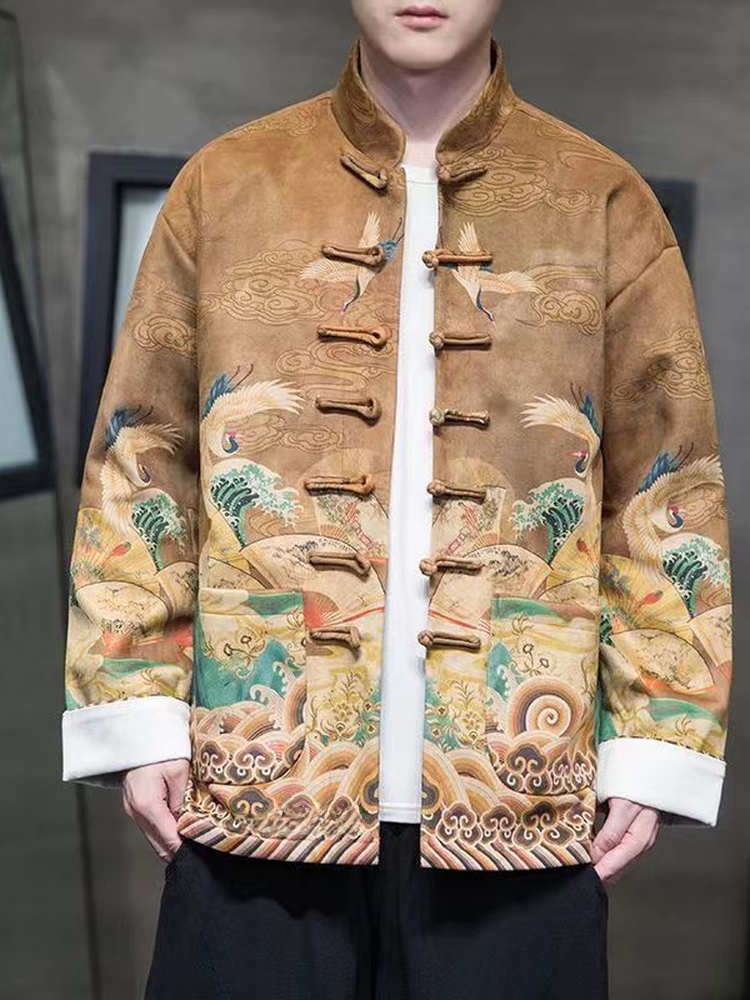 Haori Japanese Jacket - Spring Autumn Men's Youth Chinese Style