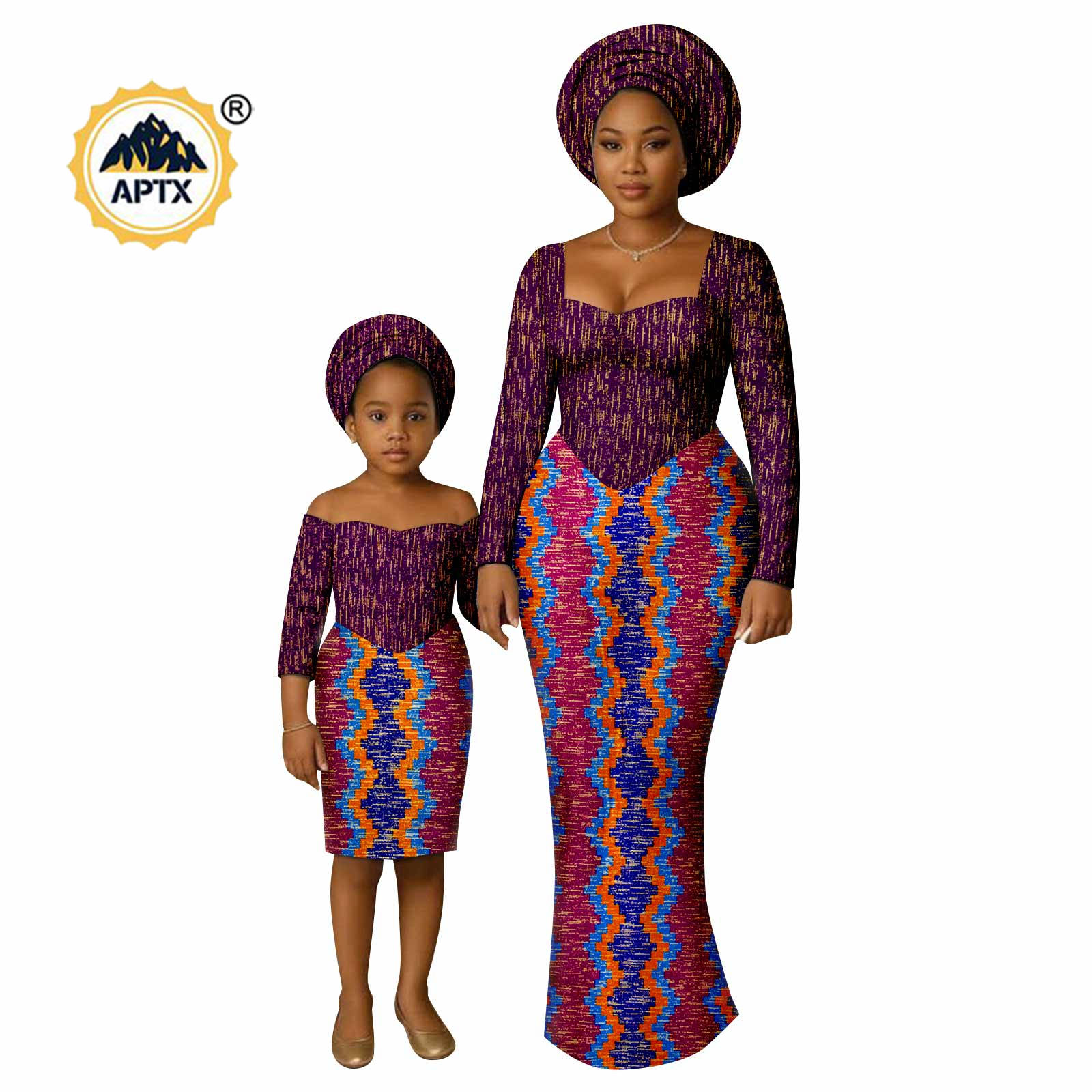 African Ankara Print - African Print Long Dresses for Women