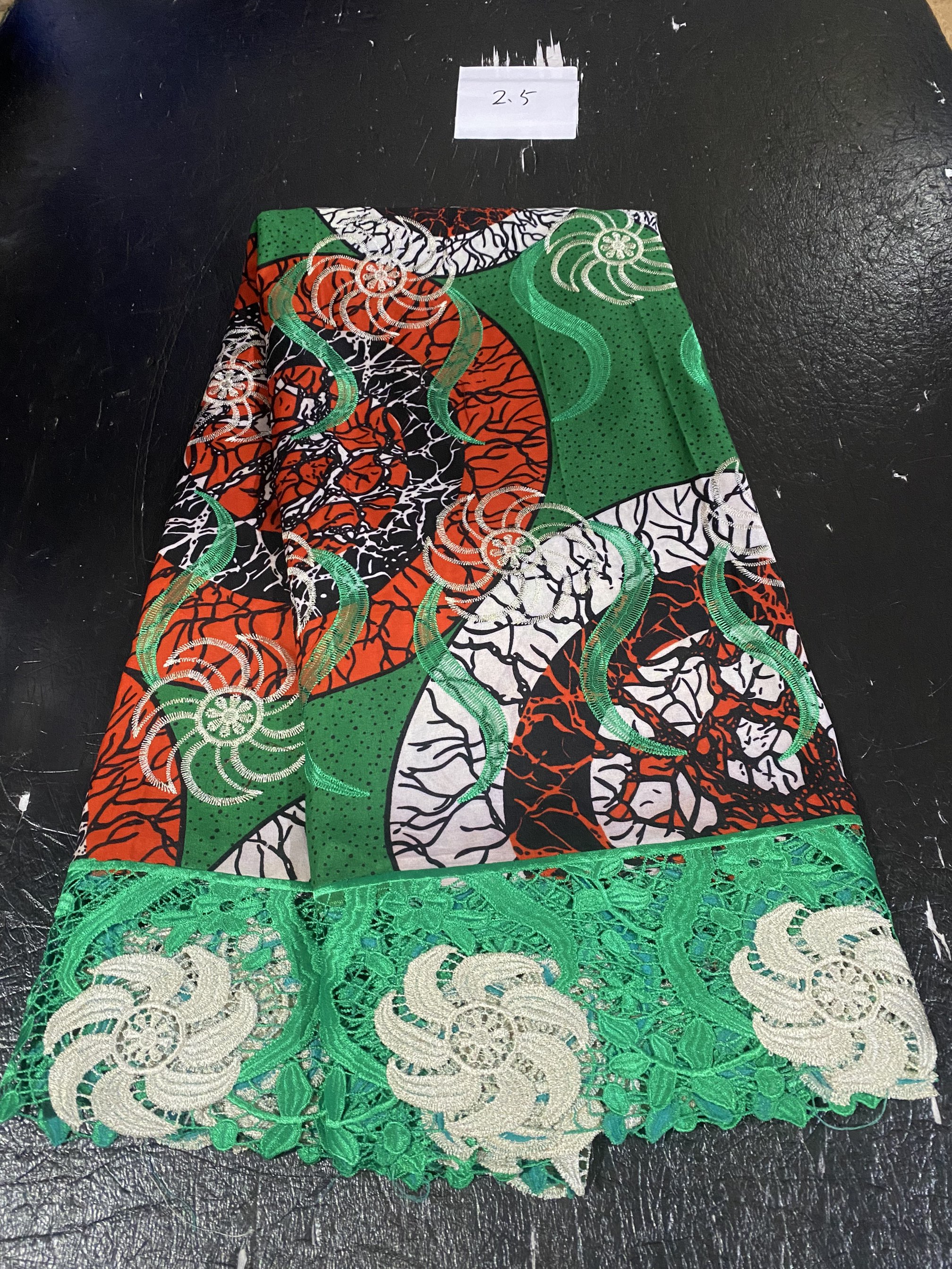 2.5yard African Wax Brocade La – African Ankara Print Bewertung und Preis