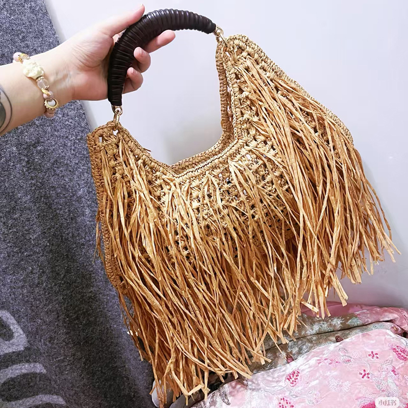 Bohemian Tassel Straw Handbag  – Ethnic Fashion Designer Bewertung und Preis
