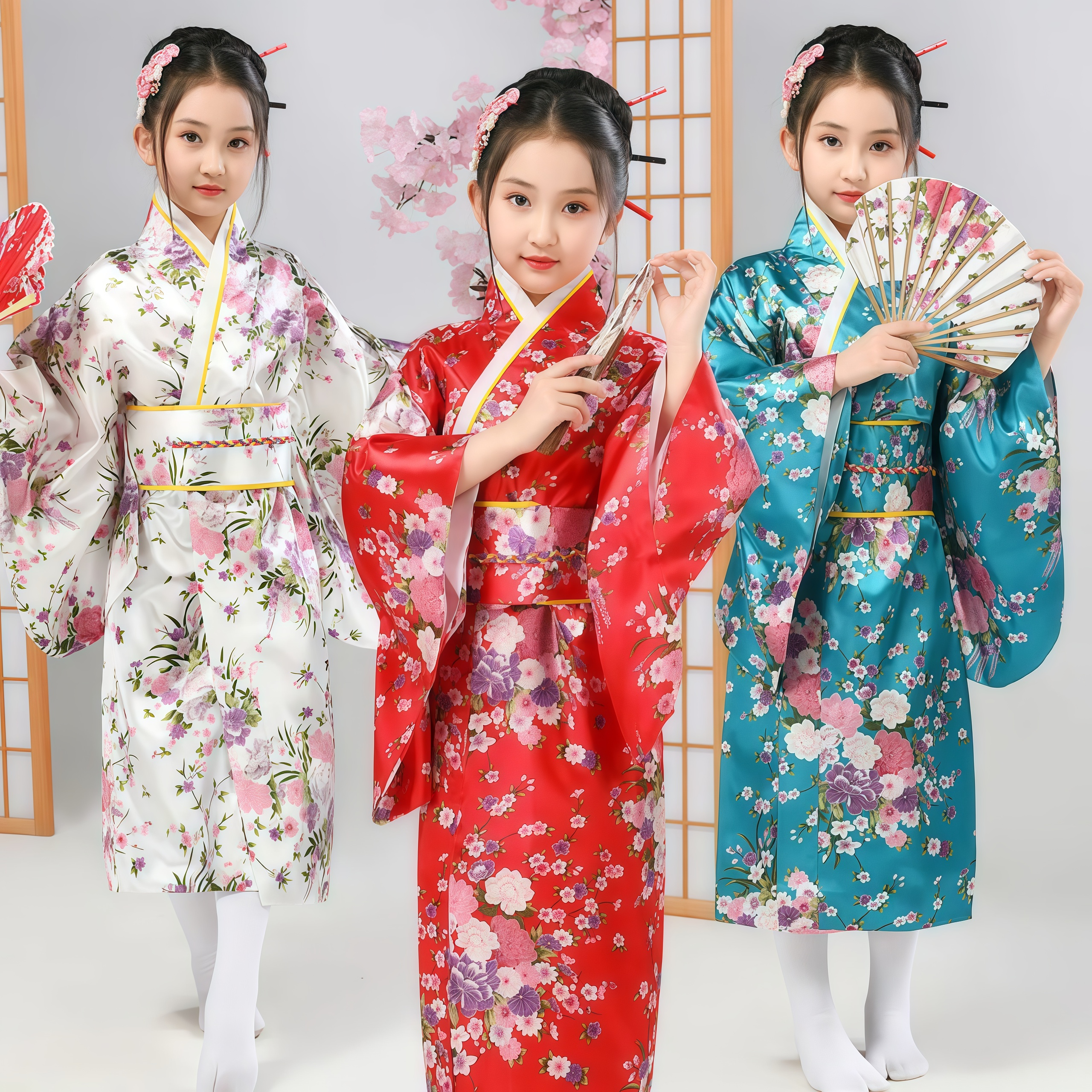Kids Japanese Kimono Bathrobe  – Haori Japanese Jacket Bewertung und Preis