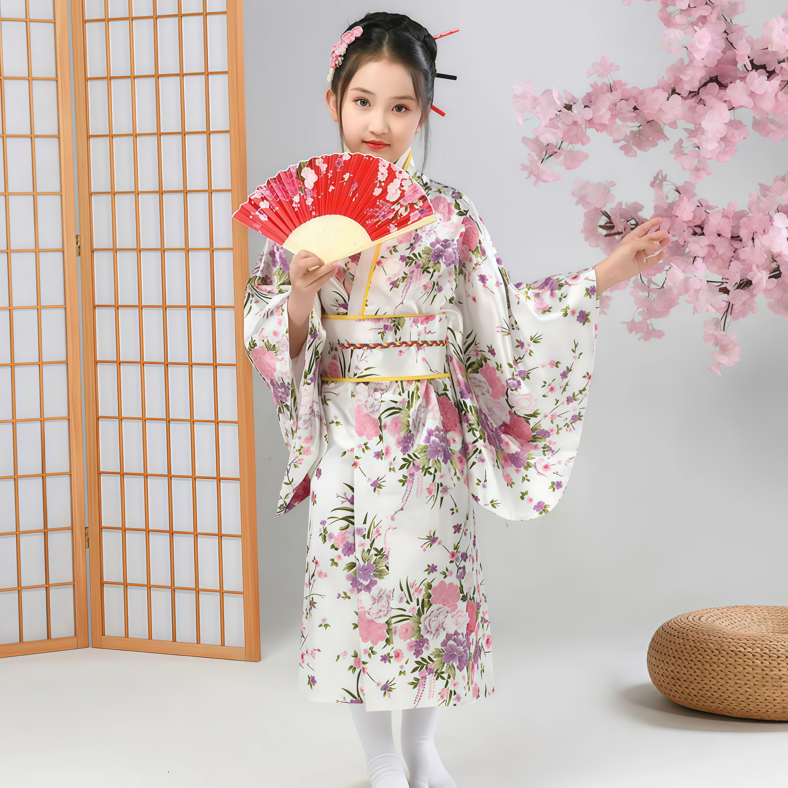 Kids Japanese Kimono Bathrobe  – Haori Japanese Jacket Bewertung und Preis