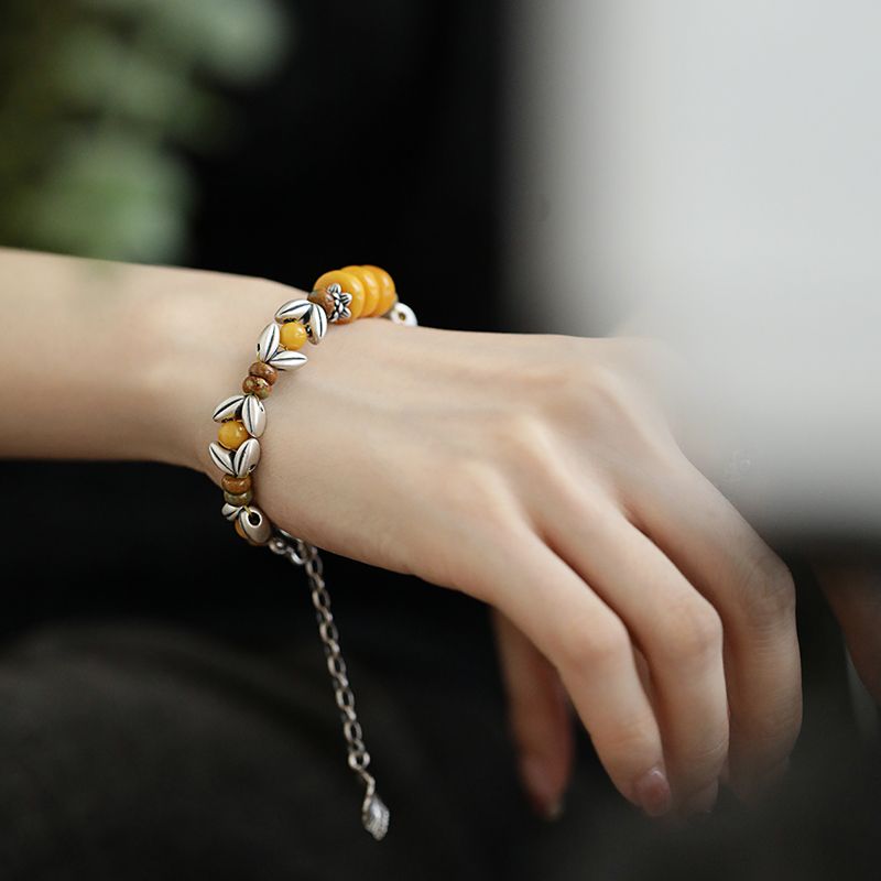 Yellow Disc Round Bead Spacer  – Ethnic Wear Fashion Designer Bewertung und Preis