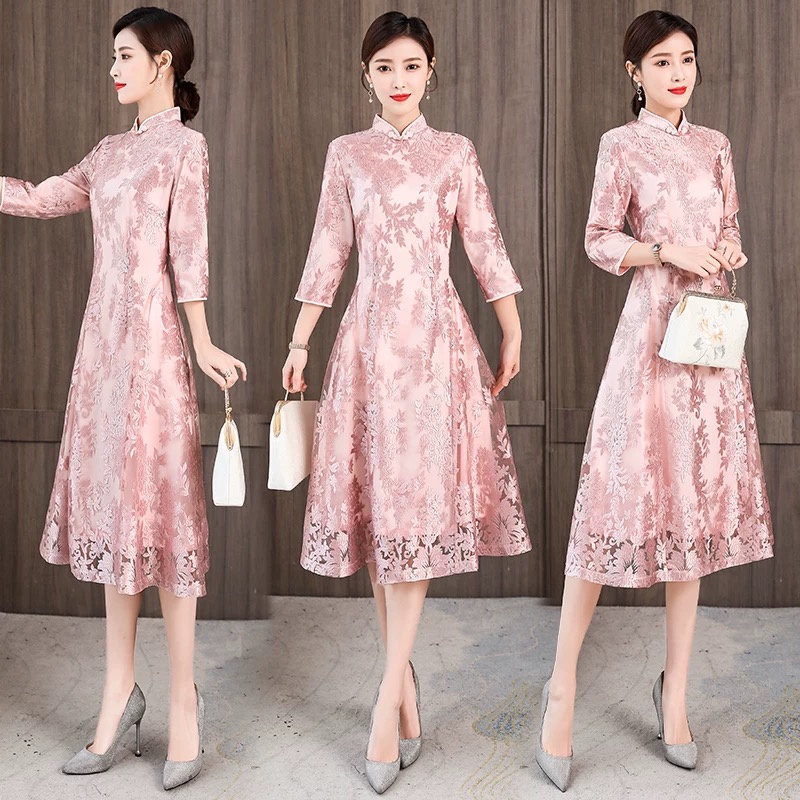 Elegant Women Aodai Vietnam Ch – Ao Dai Vietnam Dress Bewertung und Preis