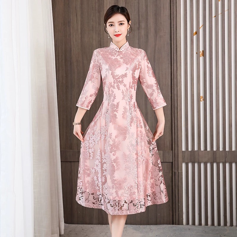Elegant Women Aodai Vietnam Ch – Ao Dai Vietnam Dress Bewertung und Preis