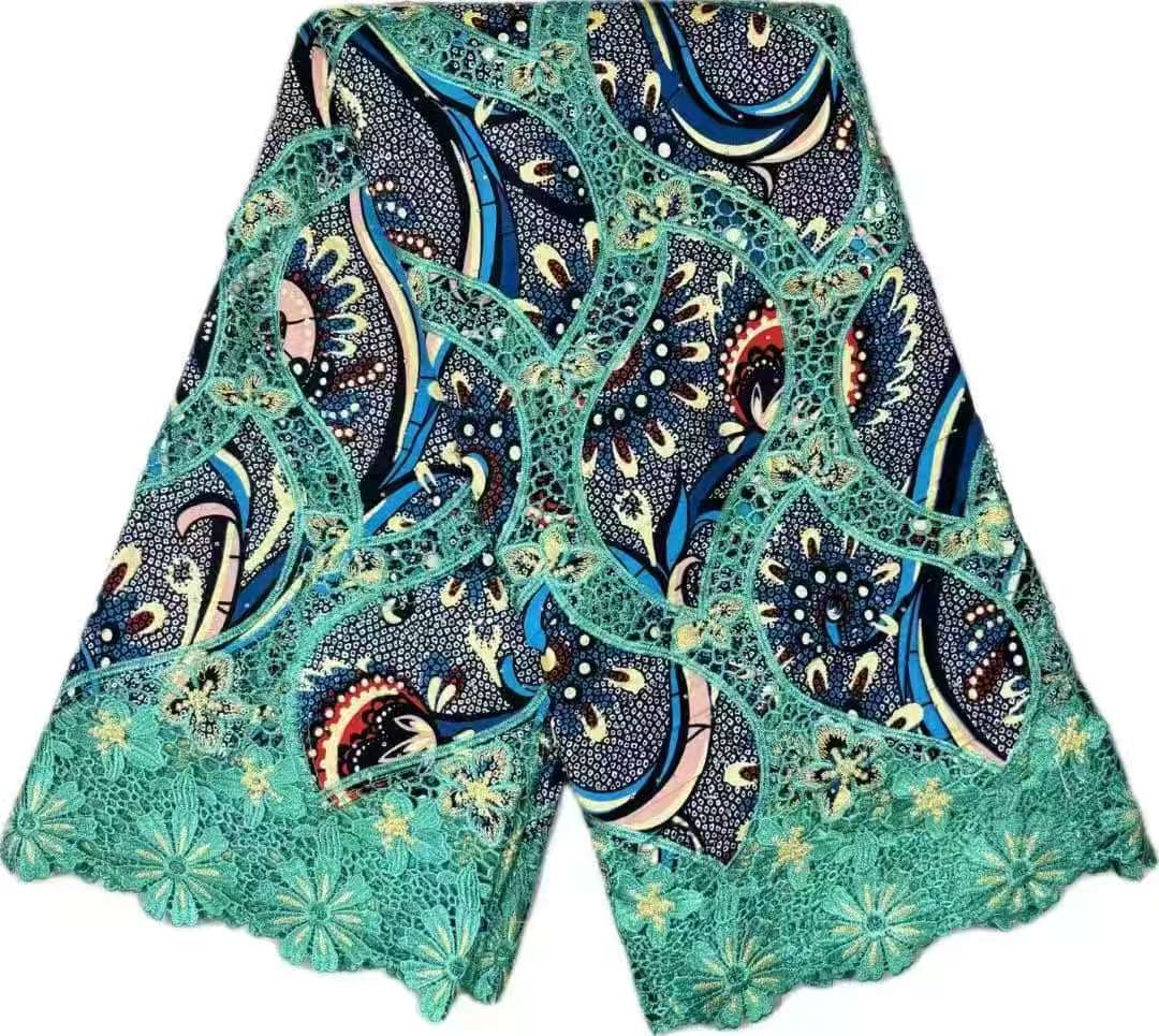 African Heavy Wax Lace Fabric  – African Ankara Print Bewertung und Preis