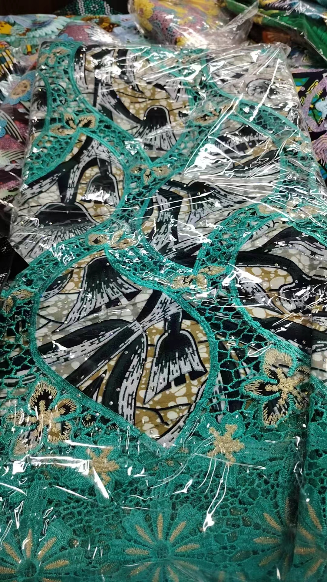 African Heavy Wax Lace Fabric  – African Ankara Print Bewertung und Preis