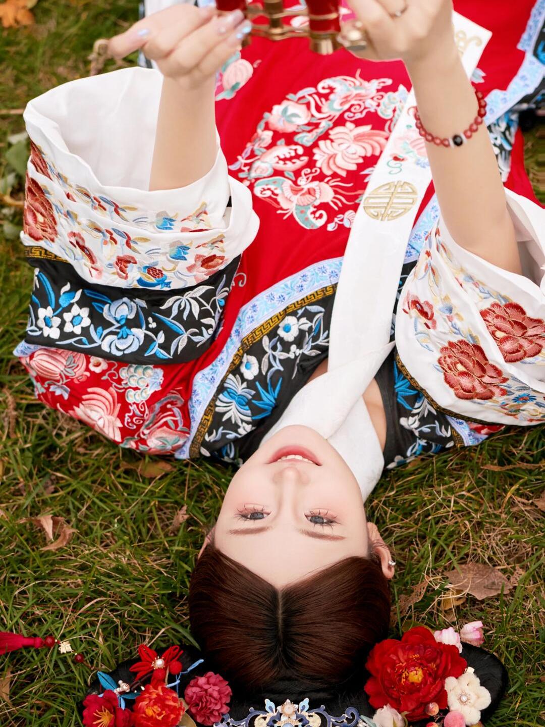Qing Dynasty  Lady Costume Wom – Ethnic Fashion Shoot Bewertung und Preis