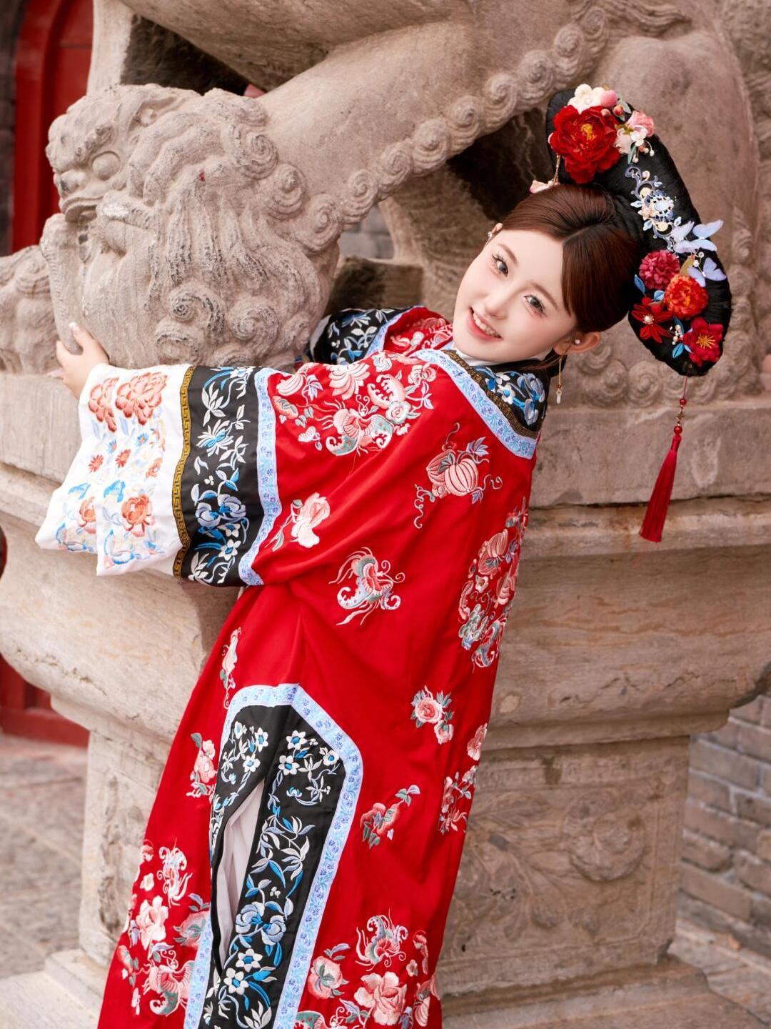Qing Dynasty  Lady Costume Wom – Ethnic Fashion Shoot Bewertung und Preis