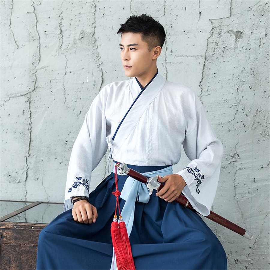 Hanfu Men Chinese Traditional  – Hanbok Modern Set Bewertung und Preis