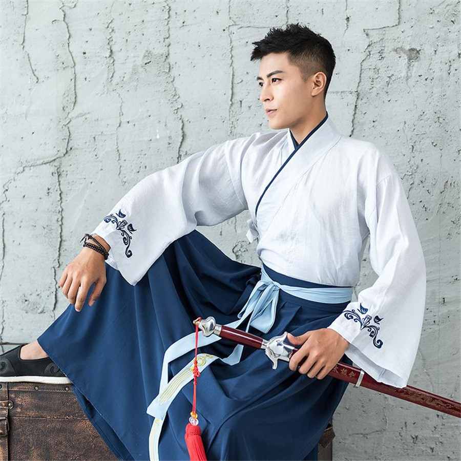 Hanfu Men Chinese Traditional  – Hanbok Modern Set Bewertung und Preis