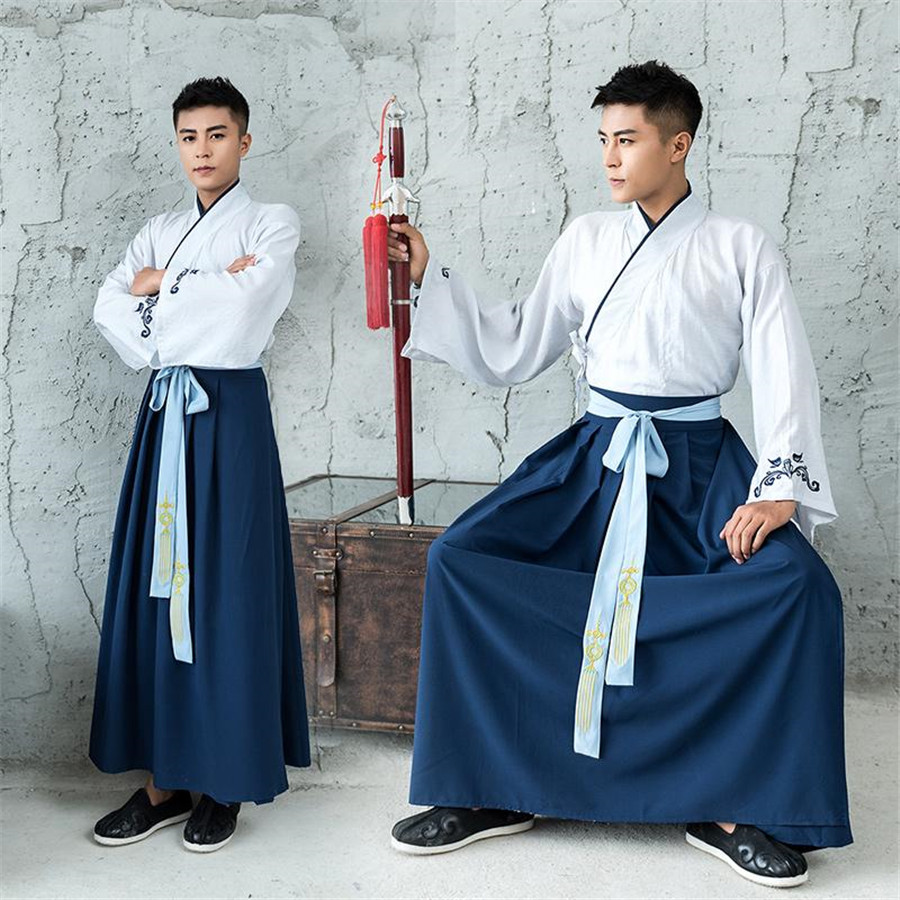Hanfu Men Chinese Traditional  – Hanbok Modern Set Bewertung und Preis