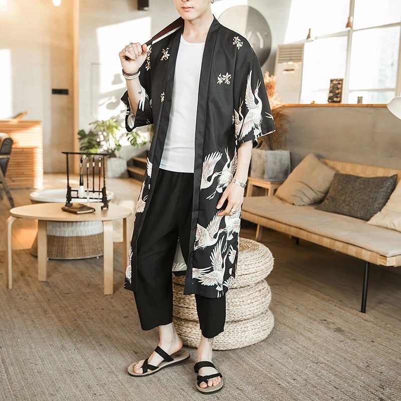 Yukata Haori Men Japanese Kimo – Haori Japanese Jacket Bewertung und Preis