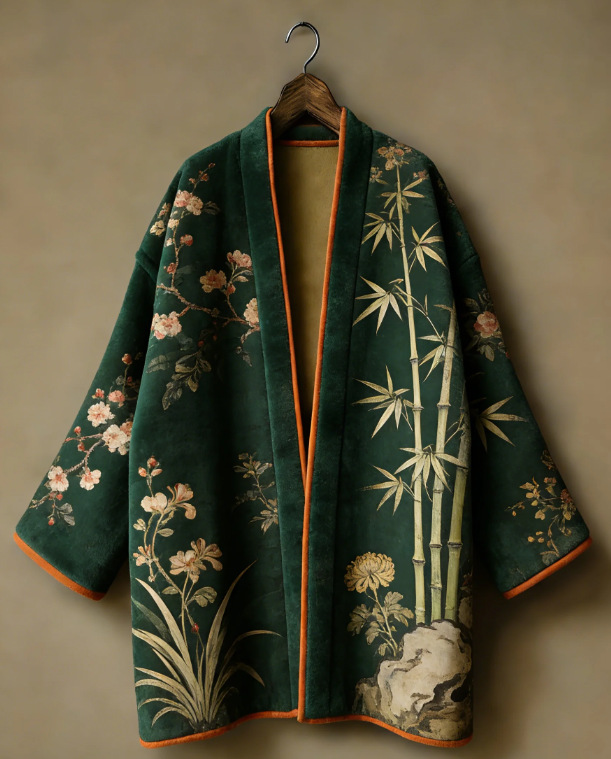 Thicken Flannel Japanese Kimon – Haori Japanese Jacket Bewertung und Preis