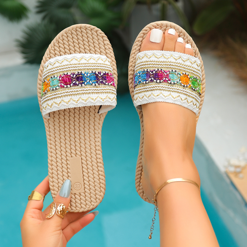 2026 New Summer Women Slippers – Ethnic Fashion Style Bewertung und Preis