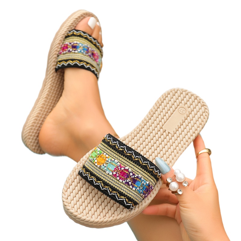 2026 New Summer Women Slippers – Ethnic Fashion Style Bewertung und Preis