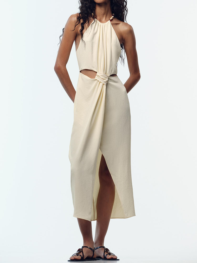 Fashionable Midi Dress ZA2025  – Ethnic Fashion Designer Bewertung und Preis