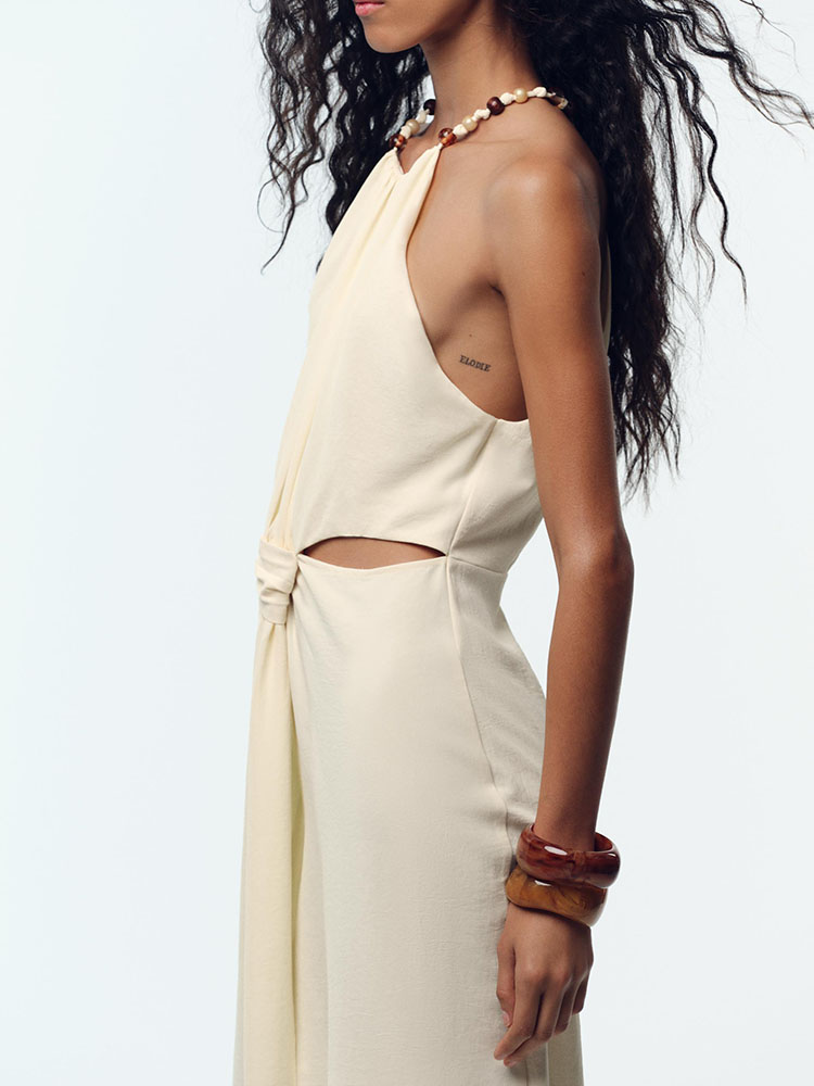 Fashionable Midi Dress ZA2025  – Ethnic Fashion Designer Bewertung und Preis