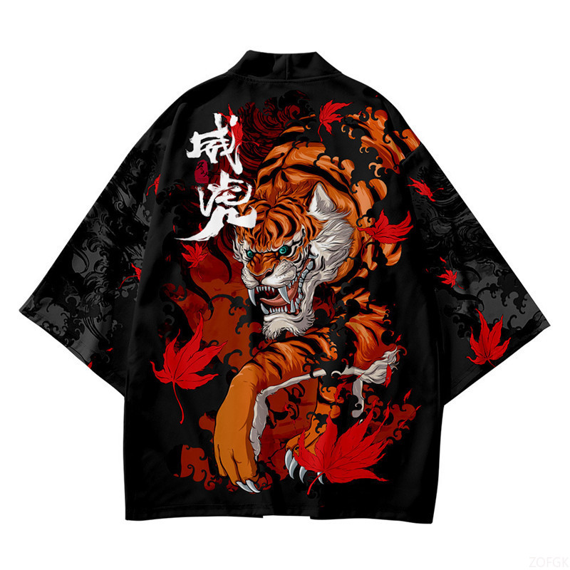 Black Kimono Open Collar Men's – Haori Japanese Jacket Bewertung und Preis