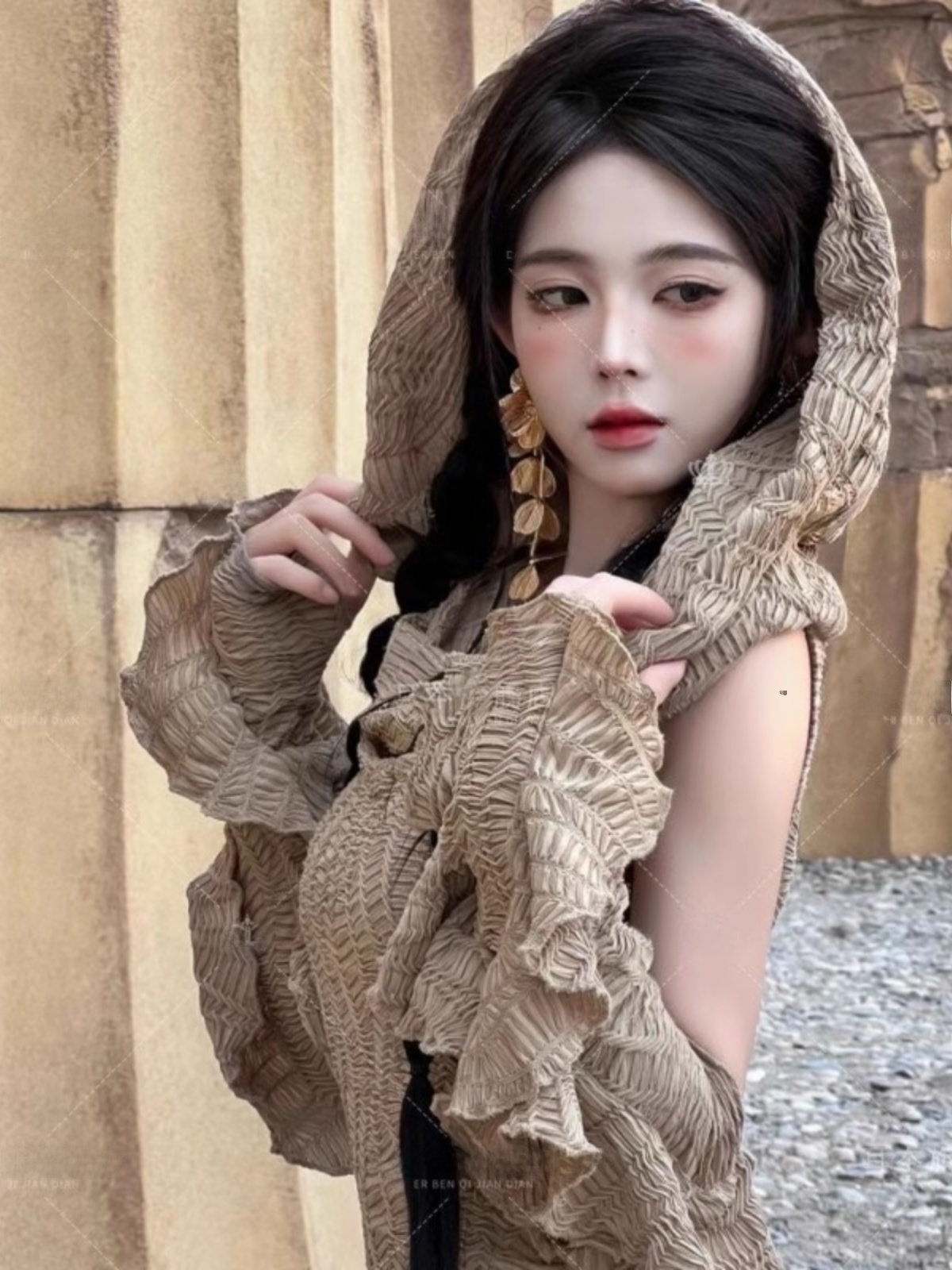 Desert  Themed Long Dress Wome – Ethnic Fashion Style Bewertung und Preis