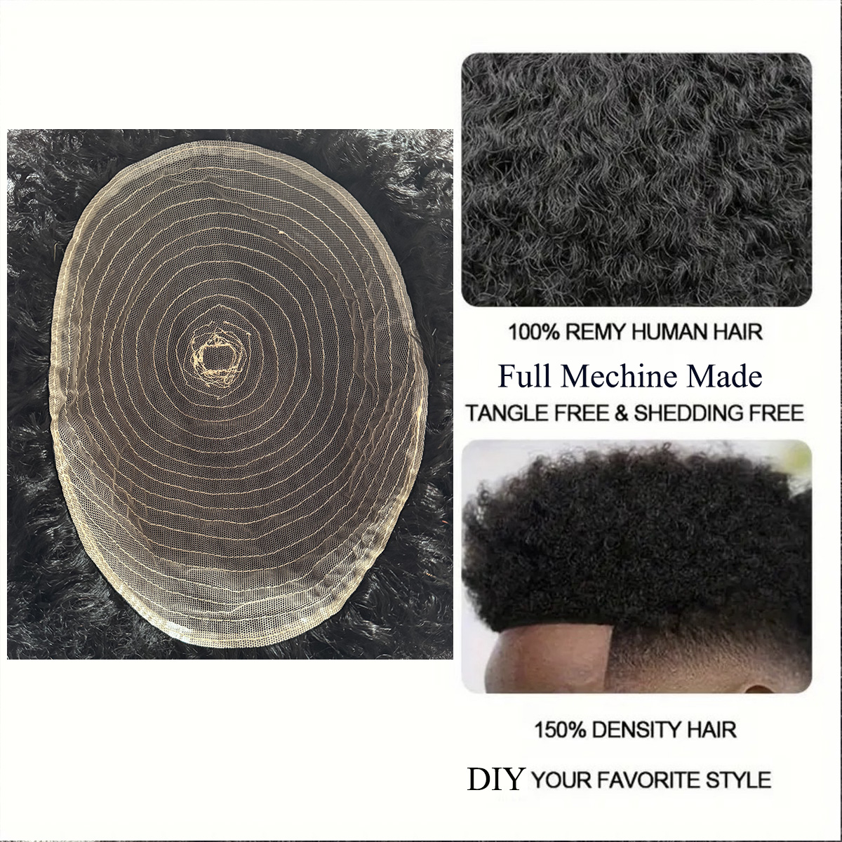 Unisex Human Hair Toupee or To – Ethnic Fashion India Bewertung und Preis