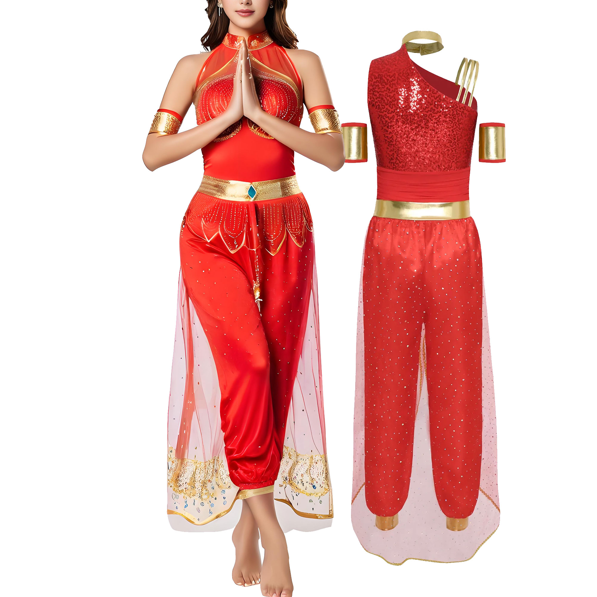 Womens Arabian Princess Dress  – Ethnic Fashion India Bewertung und Preis