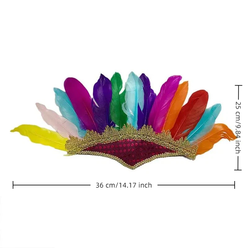 Indian Head Dress Headband New – Ethnic Fashion India Bewertung und Preis