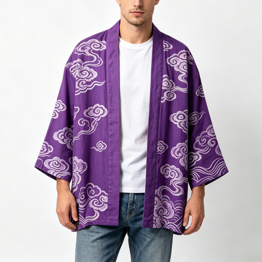 Cotton Japanese Kimono Robe fo – Haori Japanese Jacket Bewertung und Preis