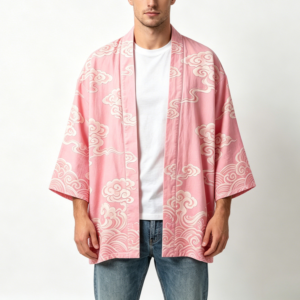 Cotton Japanese Kimono Robe fo – Haori Japanese Jacket Bewertung und Preis