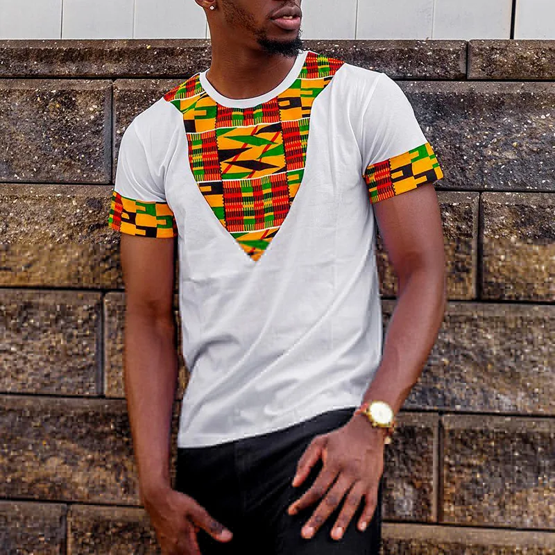 Vintage African Style T-Shirts – Dashiki Shirt Men Bewertung und Preis