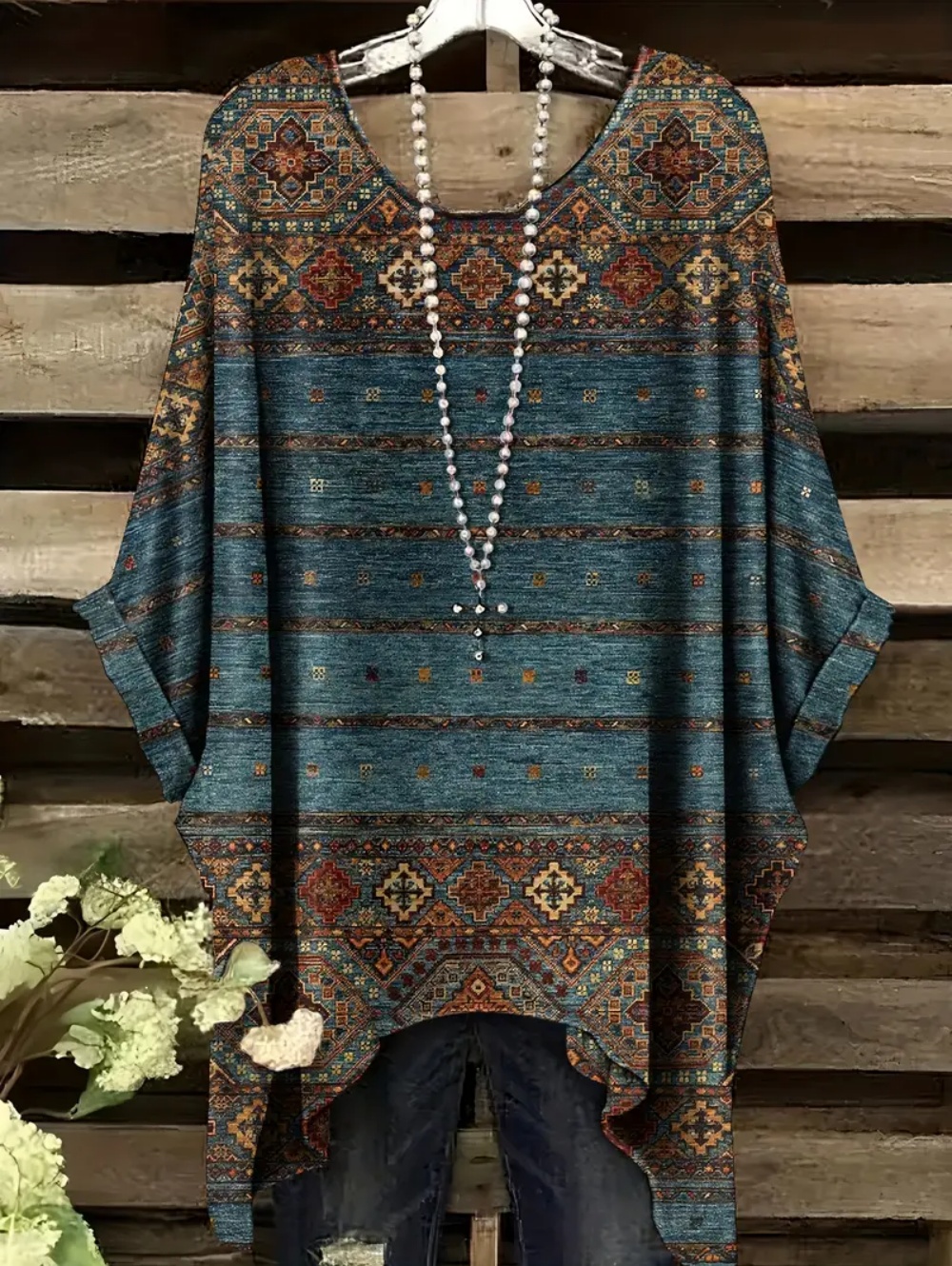 Bohemian Chic Oversized T-Shir – Ethnic Chic Fashion Bewertung und Preis