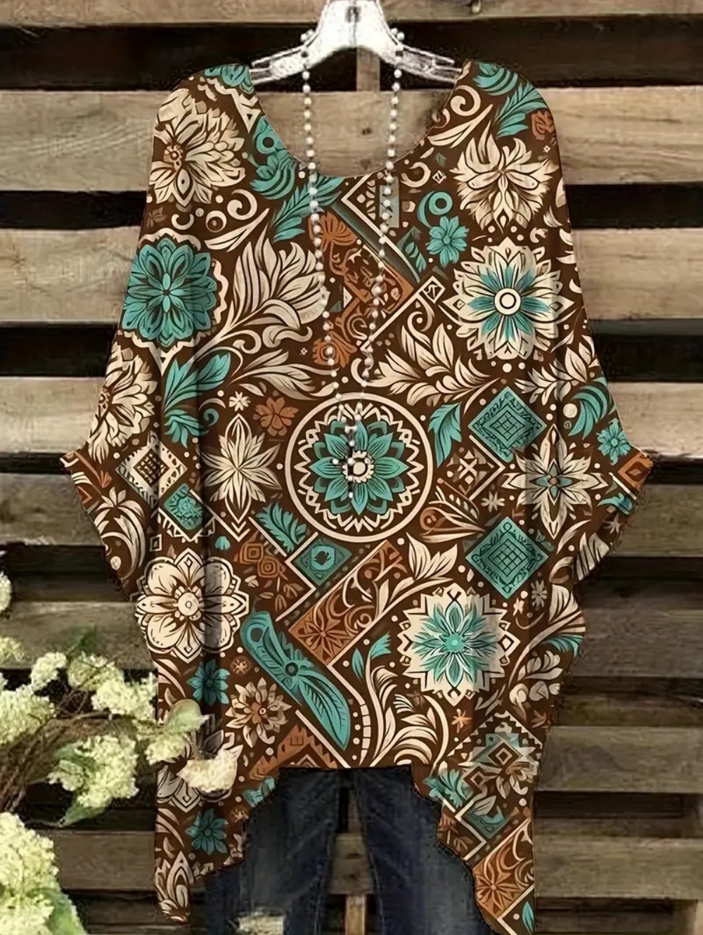 Bohemian Chic Oversized T-Shir – Ethnic Chic Fashion Bewertung und Preis