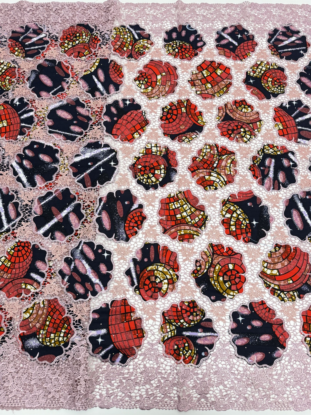 Luxury 5Yards African Wax Broc – African Ankara Print Bewertung und Preis