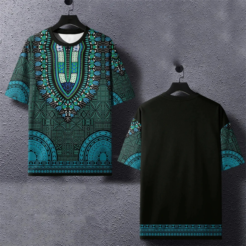 Summer Harajuku 3D Printed Eth – Dashiki Shirt Men Bewertung und Preis