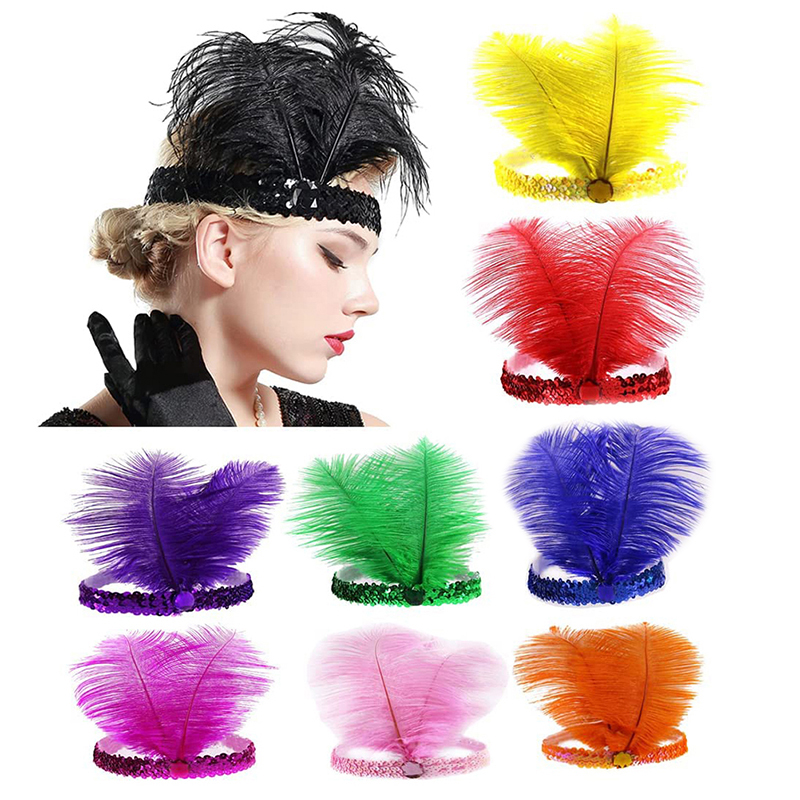 Sequins Feather Crystal Headba – Ethnic Fashion India Bewertung und Preis
