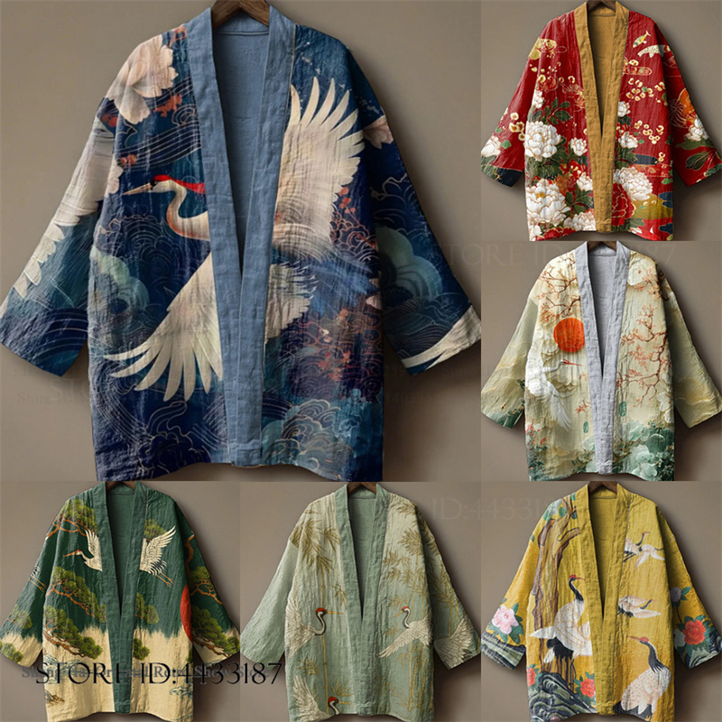 Plus Size 3XL 4XL Men's Kimono – Haori Japanese Jacket Bewertung und Preis