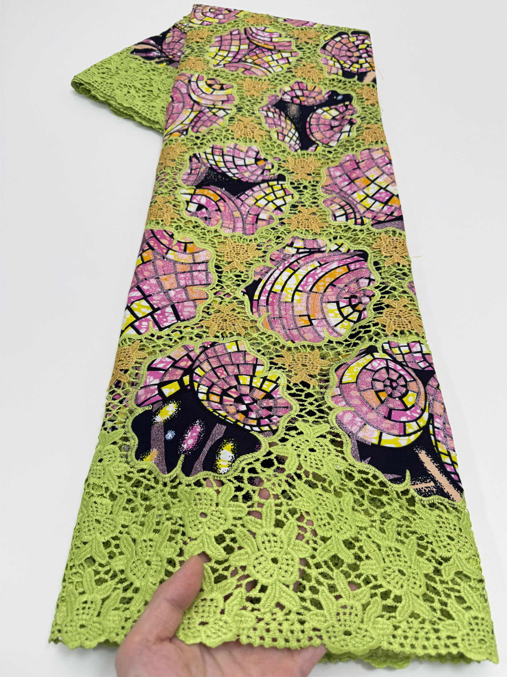 5 Yards High Huality Ankara Fa – African Ankara Print Bewertung und Preis