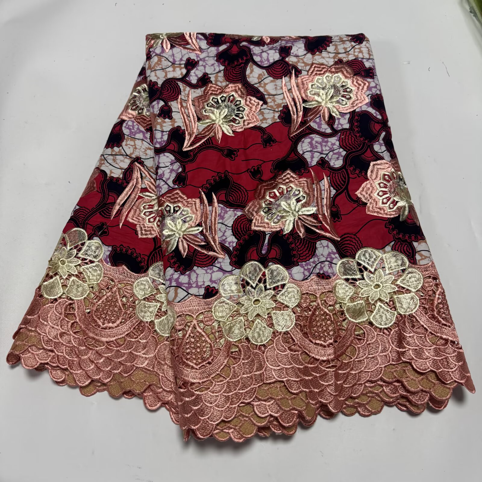 African Wax With Cord Lace, Co – African Ankara Print Bewertung und Preis