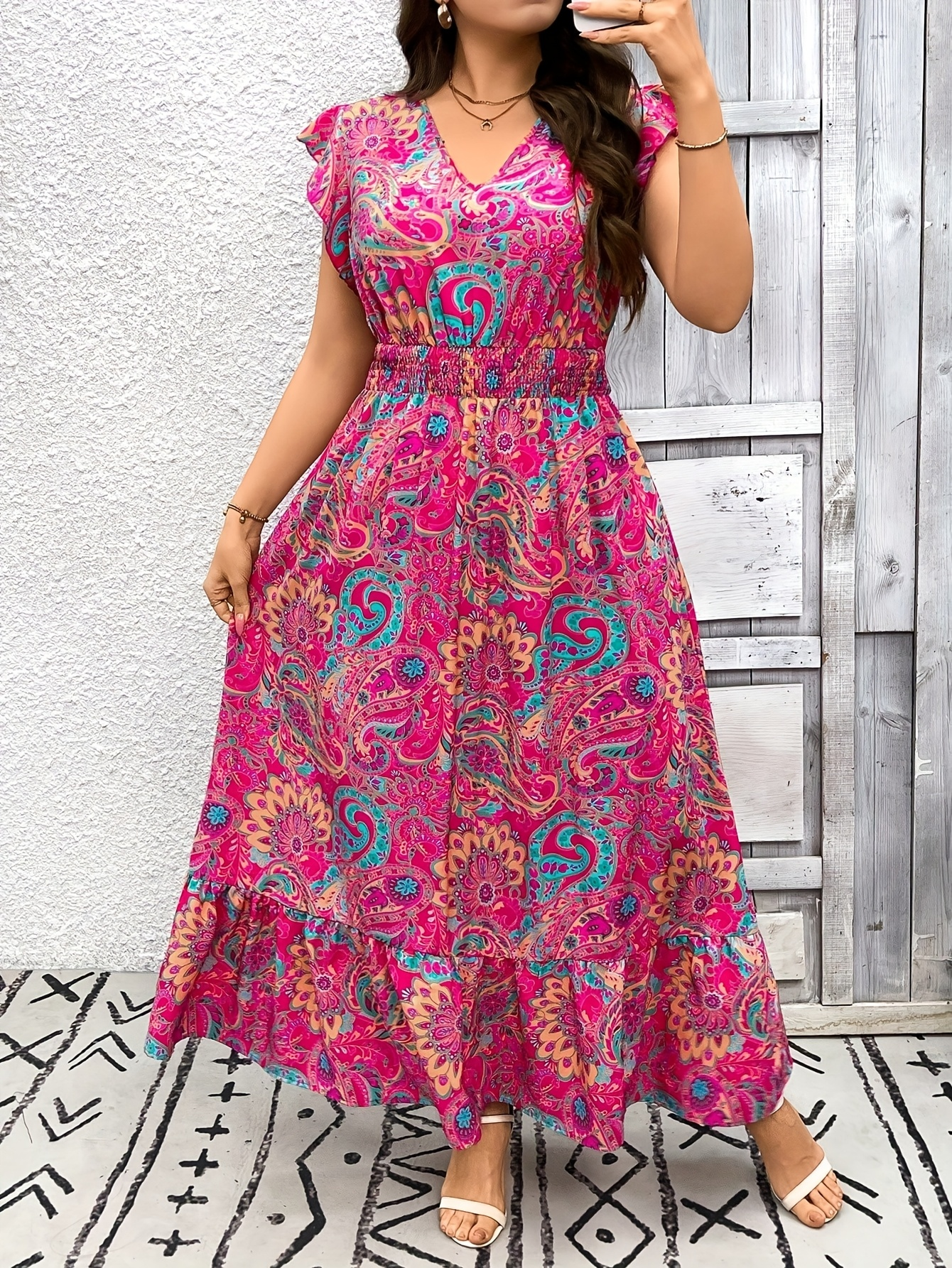 Elegant Long Dress with Ethnic – Ethnic Wear Fashion Designer Bewertung und Preis