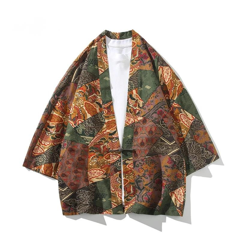 Ethnic Style Print Yukata Men  – Ethnic Fashion Style Bewertung und Preis