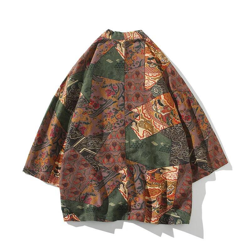 Ethnic Style Print Yukata Men  – Ethnic Fashion Style Bewertung und Preis