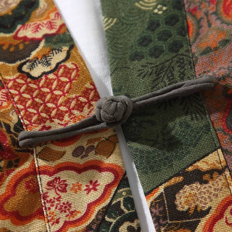 Ethnic Style Print Yukata Men  – Ethnic Fashion Style Bewertung und Preis